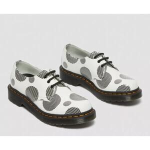 Dr. Martens Docs 1461 Women's Polka Dot Smooth Leather Oxford Shoe 5 Ladies NWOB